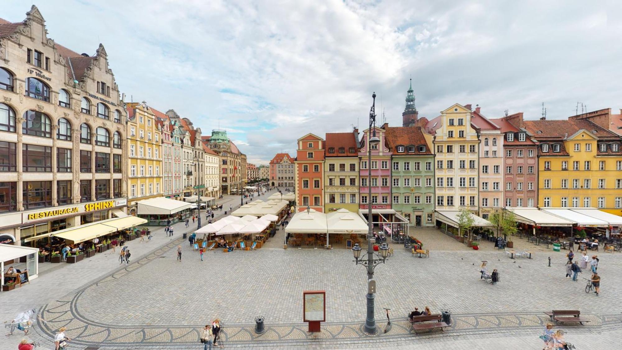 Apartmán Widok Na Rynek Vratislav Exteriér fotografie